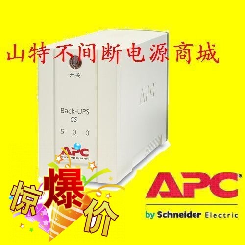 APC UPS电源 APC Back-UPS 500VA  BK500Y-CH 联保两年 假一赔十