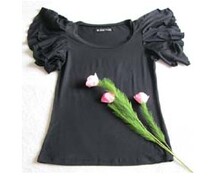 专柜正品女装 夏款绝美公主优雅淑女短袖T恤打底衫 专柜258