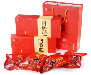  贡天府阿胶糕 正品 山东阿胶块 即食阿胶糕10gX80块 阿胶糕固元膏