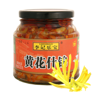  【天猫超市】 李记乐宝 黄花什锦酱腌菜 320g/瓶
