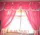 布格BUGI手工布艺超可爱公主房粉红系列窗帘