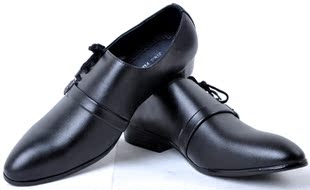  包邮新品男鞋商务休闲男士皮鞋单鞋英伦绅士尖头系带皮鞋透气板鞋