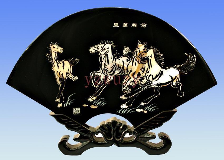 China Yangzhou Native manual customized Decorative painting gift Grinding Inlaid with mother Sector Mileage>Taiwan screenin the Arts and crafts , Folk arts and crafts Features , Other category - from Buy2taobao.com to provide professional Taobao agent buy service