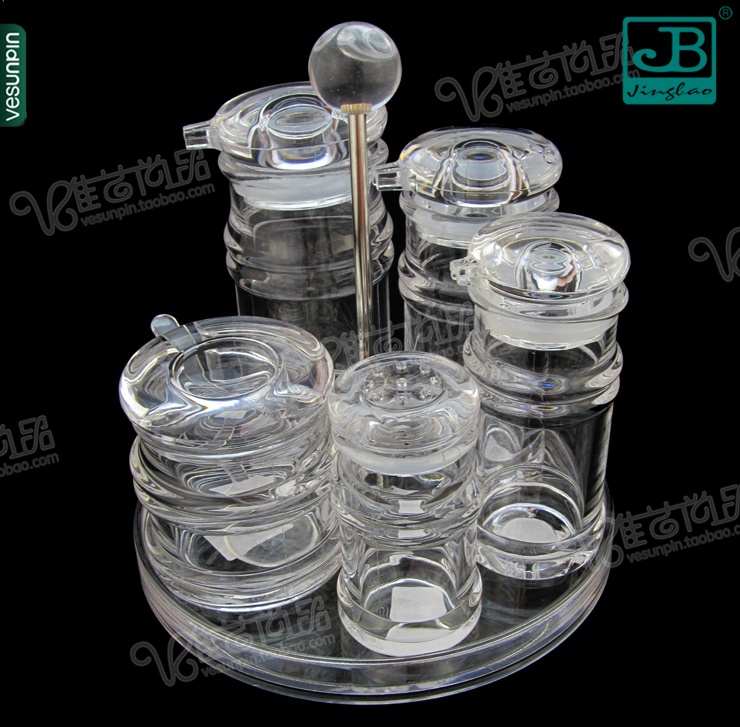 Jiabao Cruet suit Acrylic Condiment bottles base Soy sauce Vinegar bottles Salt shaker chili patse Casterin the Kitchen/Cooking utensils , Kitchen Gadgets/Kitchen storage , Storage jars/Kitchen storage containers , Seasoning bottles category - from Buy2taobao.com to provide professional Taobao agent buy service