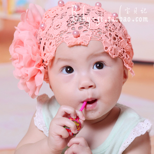  新品韩国女童发饰新生儿假发发带儿童饰品婴儿发饰品宝宝公主发箍