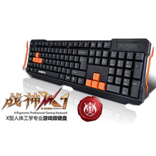 Ajazz/�ھ� ս�� X1 ���幤ѧ USB���߼��� ��Ϸ����