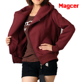 【Magcer】实拍 09秋装 小熊维尼 时尚带帽女外套加厚卫衣超爆款