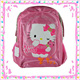 Hello kitty专柜 KITTY粉色咪眼抱熊双肩书包