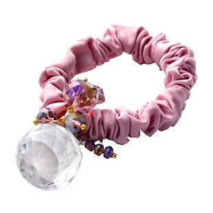  09015 名朵饰品 水晶球发圈发绳头花 皮筋头饰结婚发饰韩版韩国