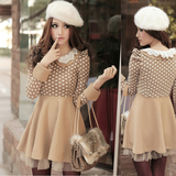 2011年冬装新款 收腰 修身 <em>毛呢背心裙</em>/连衣裙