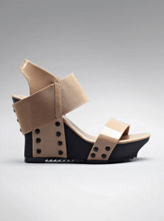 Dream Basha shoes 2012 new individuality rivet Luo Masong wide stripes cake Sandals 122,412,232