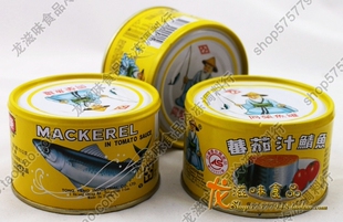  【龍滋味】台湾食品 原装进口 同荣 番茄汁鲭鱼 230公克 开罐即食