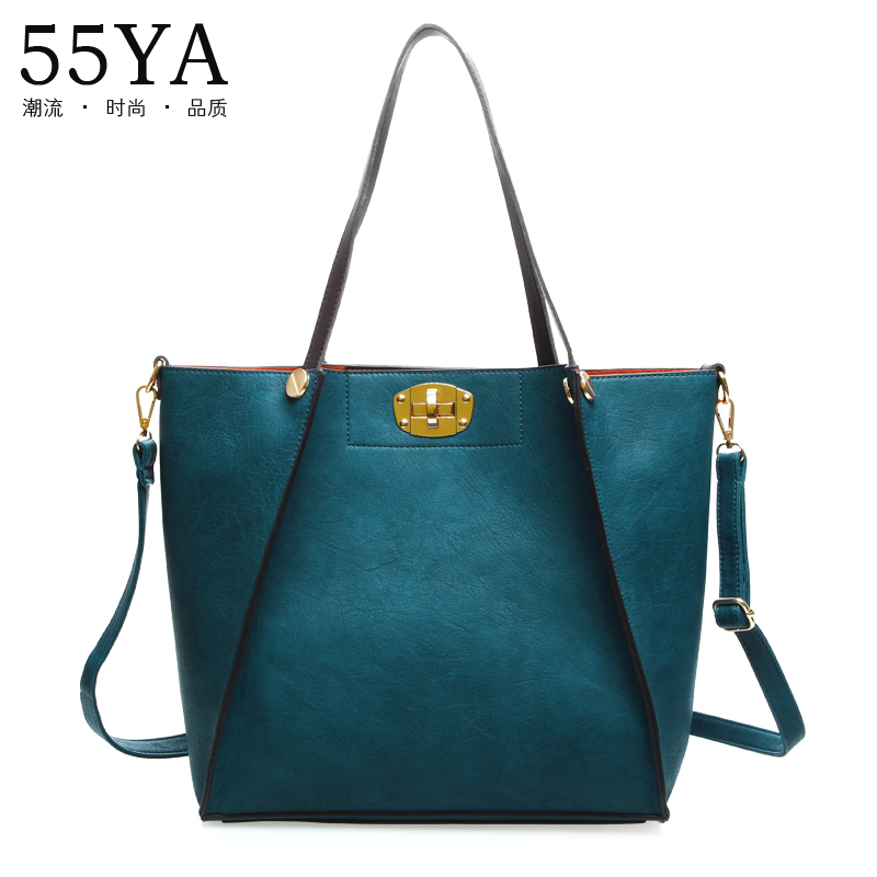 韩版复古手提包单肩...