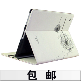  GOMI 苹果ipad2 new ipad3/4保护套 皮套蒲公英保护外壳 带休眠
