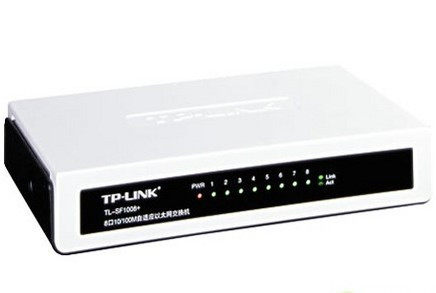 TP-LINK八口交换机，正品行货，TL-SF1008+交换机一年质保