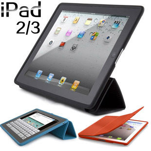 正品 苹果配件 new <span class=H>ipad</span>2 保护套 超薄 <span class=H>ipad</span>3 带休眠 可爱皮套
