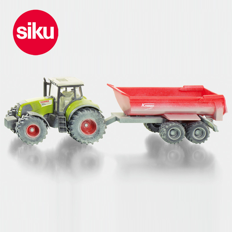 New Germany SIKU tractor dump trailer U3542 alloy car model toy