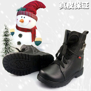  冬季韩版童鞋儿童雪地靴男童马丁靴子正品防水雪地鞋棉鞋包邮