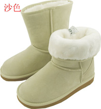 原单正品雪地靴牛皮女靴中筒靴女靴