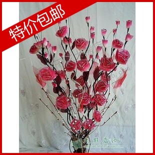 云南干花/假花/仿真花/装饰花/落地/客厅套装【银粉佳人】包邮