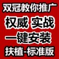 双皇冠教你店铺推广宝贝卖疯店铺装修全套模板标准版扶植一键安装