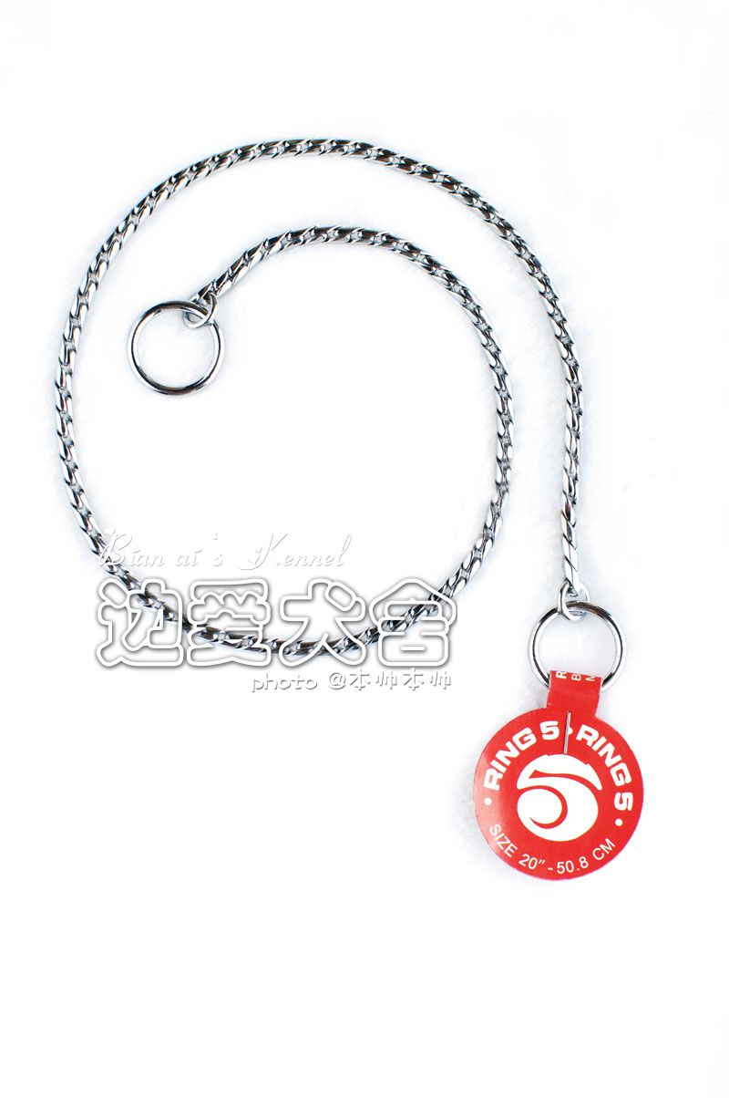 邊愛犬舍本帥本帥美國進口蛇鏈牽引繩P鏈Ring 5 20英寸(50.8cm)在類目 寵物/寵物食品及用品, 貓/狗日用品, 專業比賽牽引帶中 - 來自Buy2taobao.com提供專業的淘寶代購服務