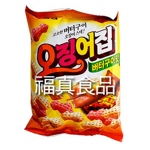  韩国食品 韩国进口膨化食品 农心鱿鱼脆 55g
