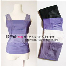 优雅缎料蕾丝吊带背心 女无袖背心 2011新品 超软OL打底衫 到货！