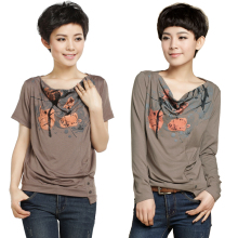 2012春季新款正品质女装 女士大码宽松针织衫<span class=H>打底</span>衫韩版长袖潮t恤