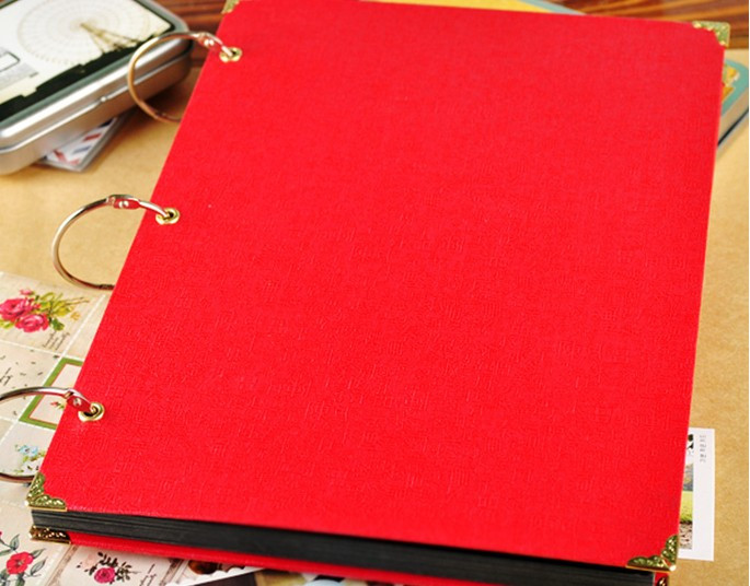 DIY 手工 情侣 相册 影集 纪念册 签名册 百家姓 兰 红 送角贴 DIY 手工 情侣 相册 影集 纪念册 签名册 百家姓 兰 红 送角贴