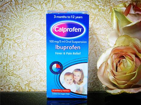 英国Calprofen布洛芬糖浆 宝宝感冒发烧止疼必