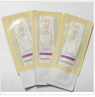 体验装值得信赖 The Face Shop大米洗面奶