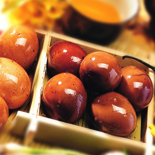  鲜八里双喜蛋60克 结婚诞生满月周岁礼品红蛋五香茶叶蛋卤蛋特价