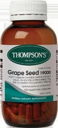  新西兰Thompson's汤普森葡萄籽精华片19000mg 120片　去斑抗氧化