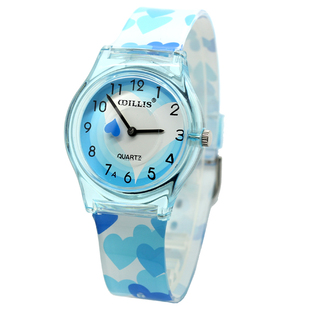  香港WILLIS品牌糖果表树脂表磨砂表时装表儿童手表学生手表果冻表