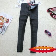 【双十二促销】<span class=H>ON</span><span class=H>LY</span>专柜正品代购2011新品秋款拼接修身<span class=H>牛仔</span>小脚<span class=H>裤</span>