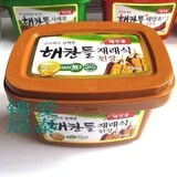 皇冠信誉韩国食品好餐得太阳草韩国大黄豆酱大酱汤必备酱500克棕
