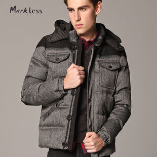  Markless男款羽绒服男加厚正品新款男士羽绒服特价男装外套