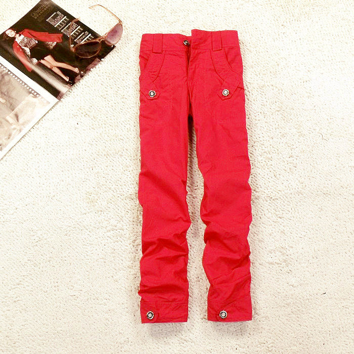 <span class=H>DK</span><span class=H>NY</span><span class=H>原单</span>2012夏装韩版品质女裤七分裤子工装裤显瘦纯棉休闲裤清仓