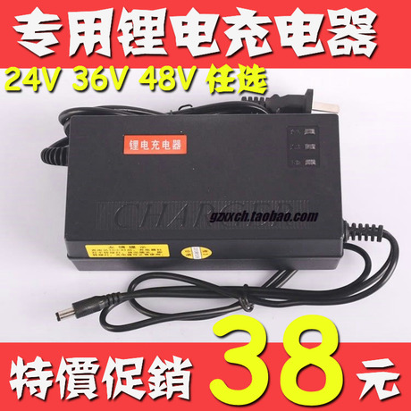 24V 36V 48V 电动车 锂电池 专用充电器 锂电D