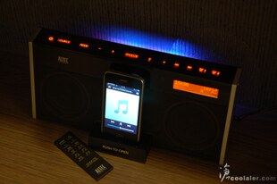 奥特蓝星alteclansing双钟控收音机，苹果ipod底座，m402sr音箱