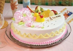蛋糕速递深圳一品轩蛋糕 生肖鸡蛋糕 卡通蛋糕