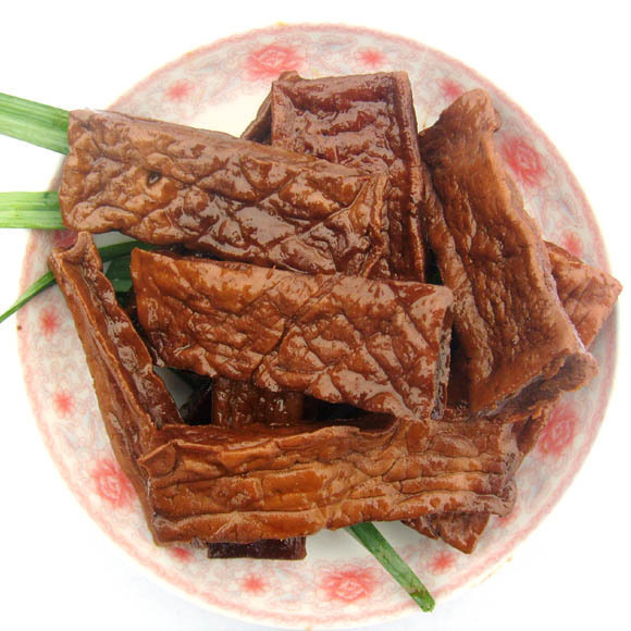 永州零陵水晶巷酱豆腐干 一片0.8元 18片/包 18元 湖南辣味