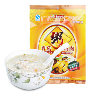  唐纳兹 营养方便粥早餐粥速食粥 210g 5大碗袋超值装  香菇鸡肉粥