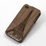 Genuine Apple iPhone4S cellphone shell tide wooden the new cellphone set of cases 4S shell