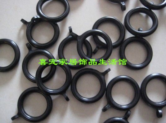 新品!纯黑色罗马杆滑轮/窗帘环/浴帘环/窗帘配件/0.75元一个在类目 居家布艺, 窗帘门帘及配件, 辅料配件, 窗帘杆中 - 来自Buy2taobao.com提供专业的淘宝代购服务