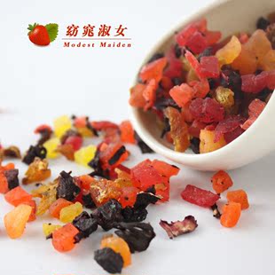  徽语茶韵花果茶 窈窕淑女 水果茶草莓果味 果粒茶 买三送大麦茶