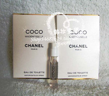 Especial de color rojo corona de Miss Coco Chanel EDT Chanel Eau de Toilette 2ML un tubo de la boquilla