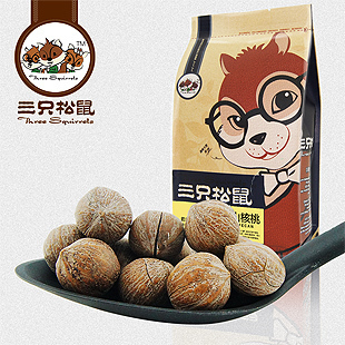  【三只松鼠_山核桃】零食坚果临安特产小山核桃奶油味235g HB1