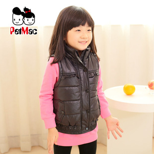  反季童装女童秋装冬装女童马甲背心秋冬儿童棉马甲韩国宝宝